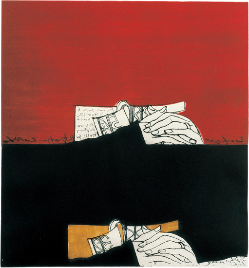 池田満寿夫 銅版画「カップル」1980年サインとナンバー入サインと 